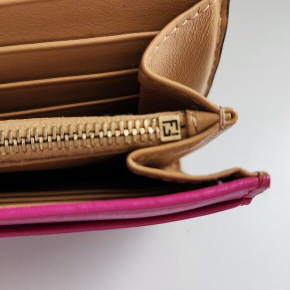 Fendi Pink and Celine Black Leather Wallet Set - Picture 3 of 15